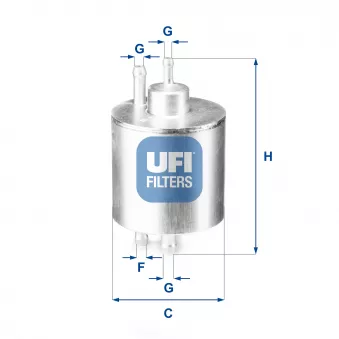 Filtre à carburant UFI OEM 0024773801