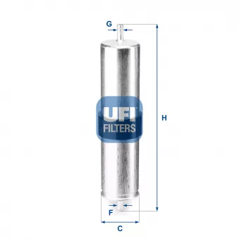 Filtre à carburant UFI OEM ADG02343