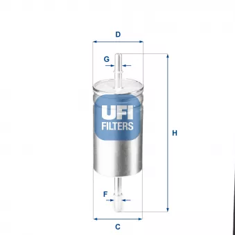 Filtre à carburant UFI OEM LFHH20490A
