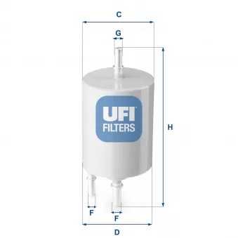 UFI 31.854.00 - Filtre à carburant