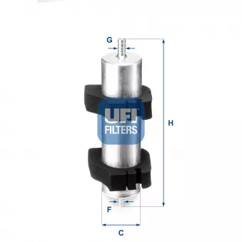 Filtre à carburant UFI OEM FCS754