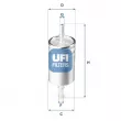 UFI 31.941.00 - Filtre à carburant