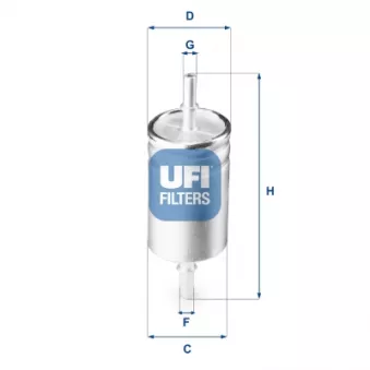 Filtre à carburant UFI OEM QFF0507