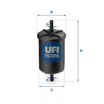 Filtre à carburant UFI OEM 587001