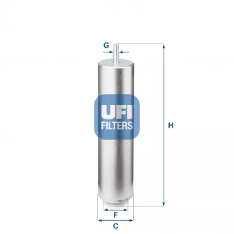 Filtre à carburant UFI OEM 50014548