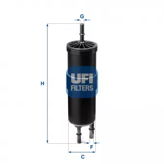 Filtre à carburant UFI OEM V20-2059