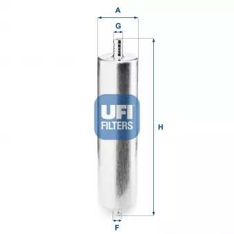 Filtre à carburant UFI OEM QFF0496