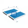 UFI 34.127.00 - Filtre, air de l'habitacle