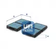 UFI 34.129.00 - Filtre, air de l'habitacle