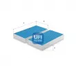 UFI 34.215.00 - Filtre, air de l'habitacle