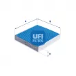 UFI 34.227.00 - Filtre, air de l'habitacle