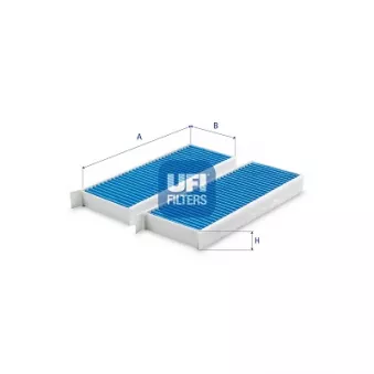 Filtre, air de l'habitacle UFI OEM 9804163480