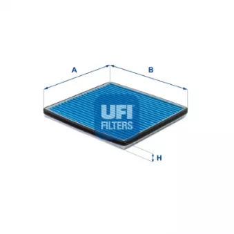 Filtre, air de l'habitacle UFI 34.398.00 pour RENAULT TRUCKS MIDLUM FAN 105,410 - 408cv