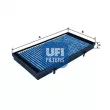 UFI 34.401.00 - Filtre, air de l'habitacle