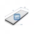 UFI 53.015.00 - Filtre, air de l'habitacle