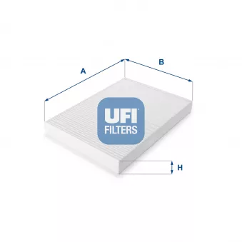 Filtre, air de l'habitacle UFI OEM QFC0260