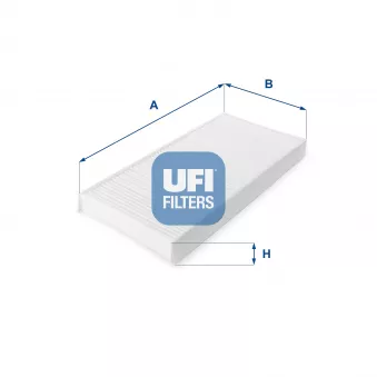 Filtre, air de l'habitacle UFI OEM FCF-FR-003