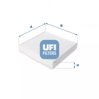 UFI 53.039.00 - Filtre, air de l'habitacle