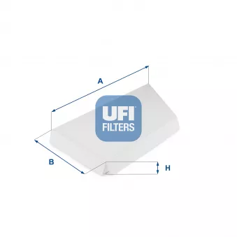 UFI 53.044.00 - Filtre, air de l'habitacle