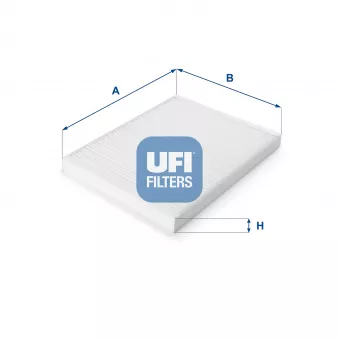 Filtre, air de l'habitacle UFI OEM A38-30-1004