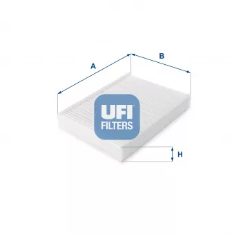 Filtre, air de l'habitacle UFI OEM 65109