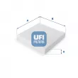 UFI 53.086.00 - Filtre, air de l'habitacle