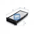 UFI 53.090.00 - Filtre, air de l'habitacle