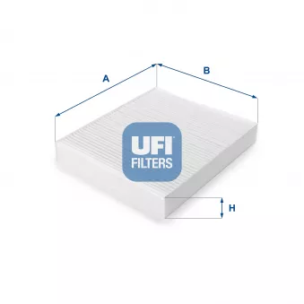 UFI 53.102.00 - Filtre, air de l'habitacle