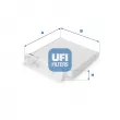 UFI 53.104.00 - Filtre, air de l'habitacle