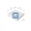 UFI 53.109.00 - Filtre, air de l'habitacle