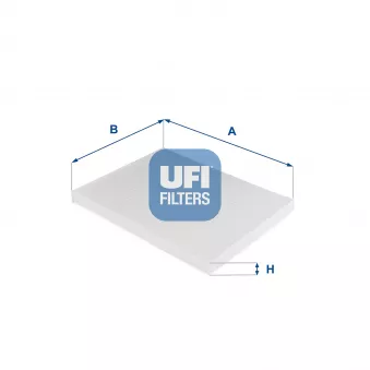 UFI 53.124.00 - Filtre, air de l'habitacle