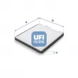 UFI 53.141.00 - Filtre, air de l'habitacle