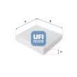 UFI 53.147.00 - Filtre, air de l'habitacle