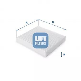 UFI 53.147.00 - Filtre, air de l'habitacle