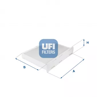 Filtre, air de l'habitacle UFI OEM V10-30-1003-1