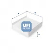 UFI 53.157.00 - Filtre, air de l'habitacle