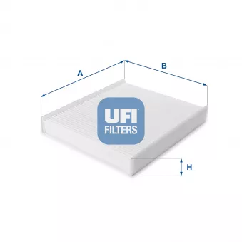 Filtre, air de l'habitacle UFI OEM fcf-vw-022