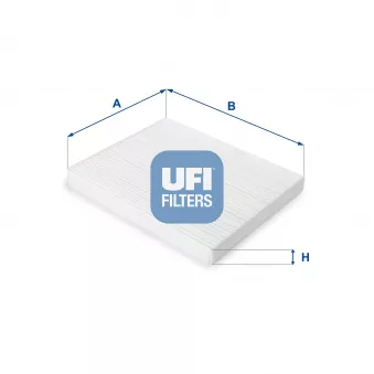 UFI 53.191.00 - Filtre, air de l'habitacle
