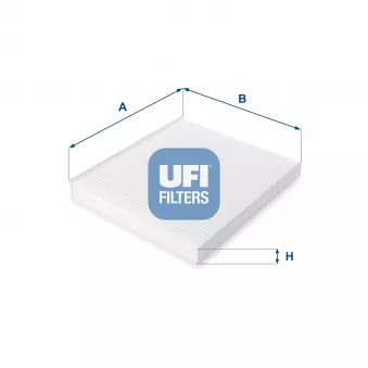 UFI 53.209.00 - Filtre, air de l'habitacle