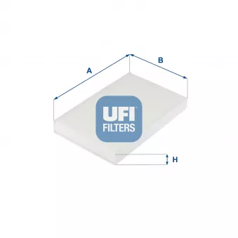 UFI 53.242.00 - Filtre, air de l'habitacle