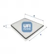 UFI 53.245.00 - Filtre, air de l'habitacle