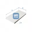 UFI 53.247.00 - Filtre, air de l'habitacle