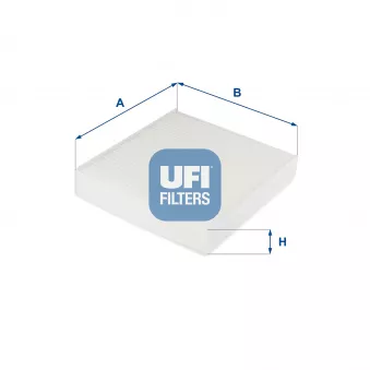 UFI 53.256.00 - Filtre, air de l'habitacle
