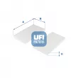 UFI 53.259.00 - Filtre, air de l'habitacle