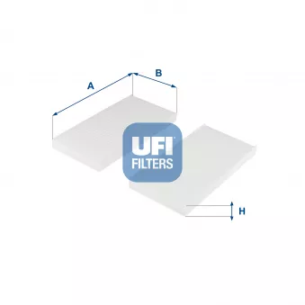 UFI 53.259.00 - Filtre, air de l'habitacle