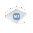 UFI 53.276.00 - Filtre, air de l'habitacle