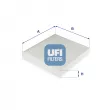 UFI 53.294.00 - Filtre, air de l'habitacle