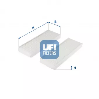 Filtre, air de l'habitacle UFI OEM CU 24 012-2