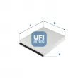 UFI 53.320.00 - Filtre, air de l'habitacle