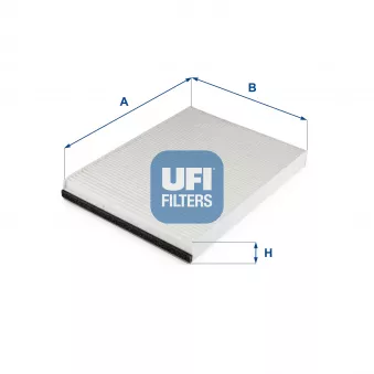 Filtre, air de l'habitacle UFI 53.324.00 pour AUDI A5 50 TDI Mild Hybrid quattro - 286cv